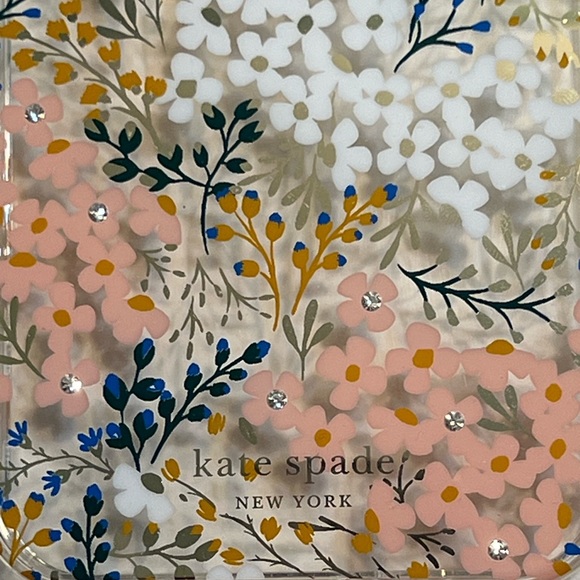 Kate Spade Hollyhock clear Case for iPhone 14 plus nwb - Picture 3 of 5